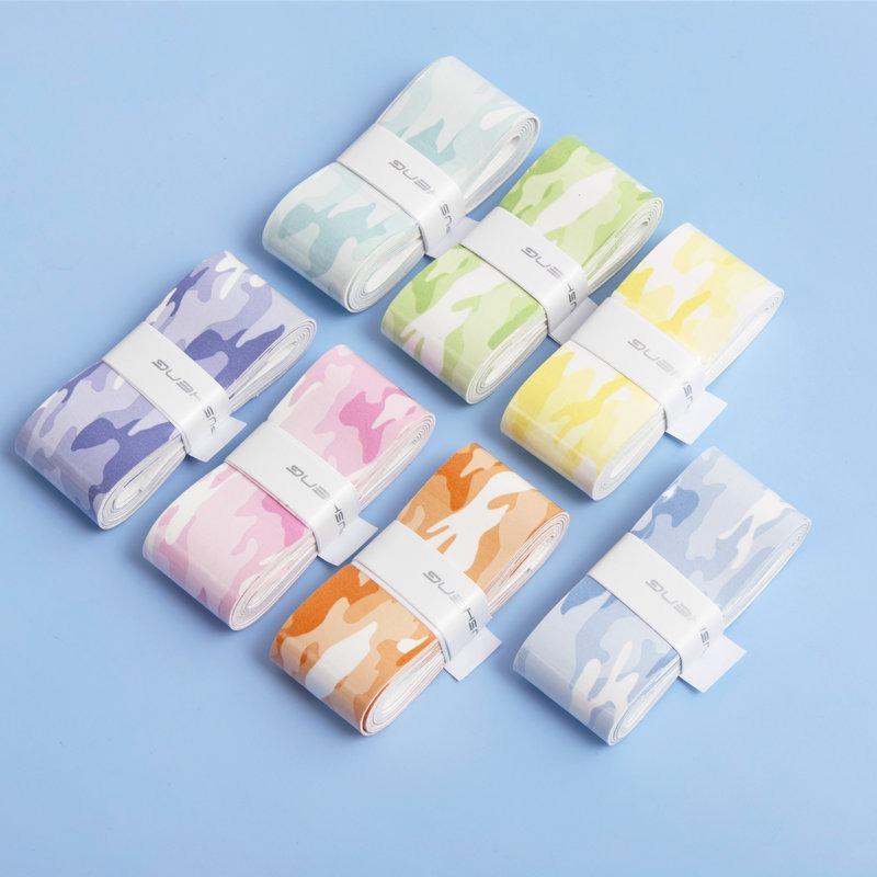 6Pcs Non-Slip Badminton Racket Handle Grip Gradient Overgrip Tape Winding Tennis Racket Rubber Grip Racquet Supplies Sports