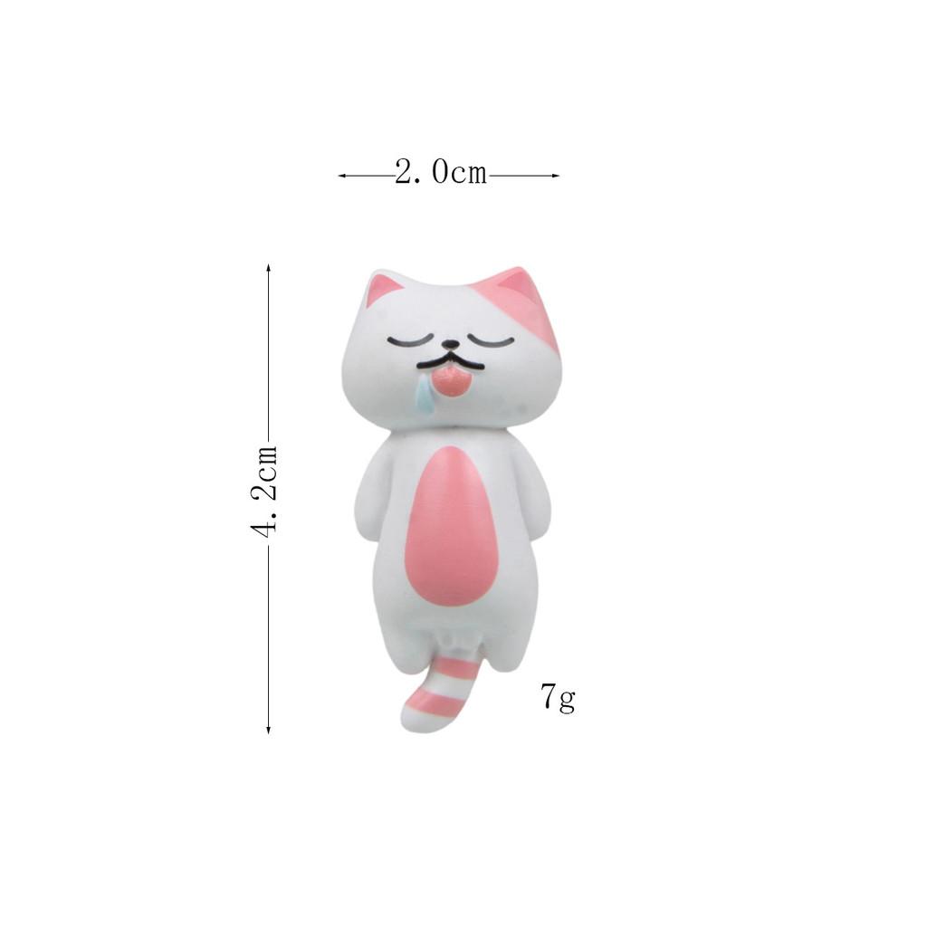 Cat With Sleeping Drooling While Lying Down Resin Ornaments For Gift And Decor