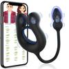 APP-gesteuerter Prostatamassagegerät Vibrations-Gliedring Penisringe Sexspielzeug für Männer