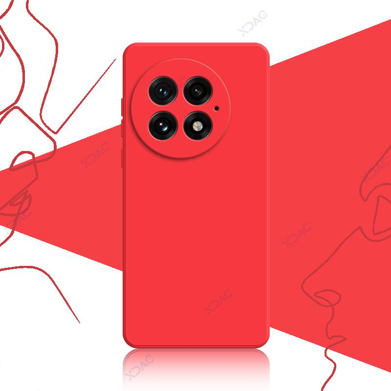 Handyhüllen für OnePlus 13 OnePlus13 5G 6.82" 360 Weiche Luxus Quadratische Flüssigsilikon Rückseite Wasserdichte Taschen