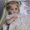 60 ס"מ Reborn Doll Maggie ציור מפורט ביד עם ורידים גלויים דמויי חיים בגוון עור תלת מימד בובת יילוד לילדים מתנת יום הולדת
