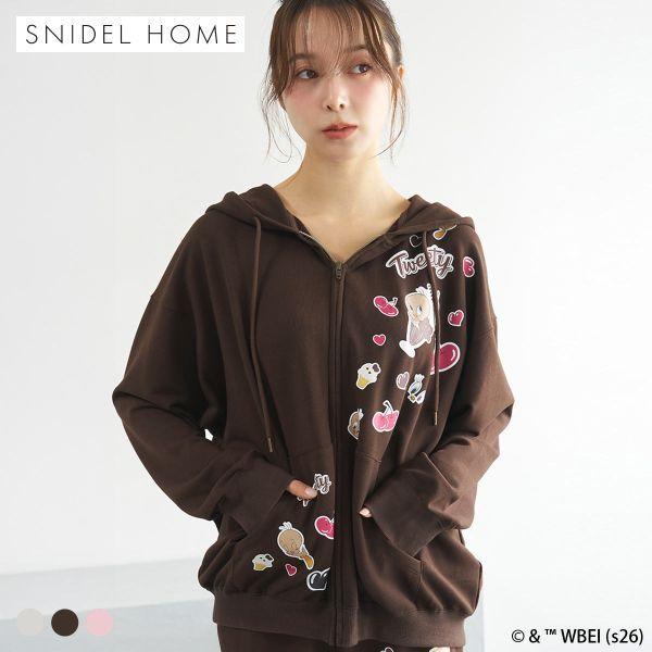 SNIDEL HOME Tweety Sweatshirt Hoodie Room Wear Pajamas SNIDEL HOME