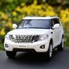 1/32 Nissan Patrol SUV Alloy Car Model Diecasts Metal Toy Vehicles Car Model Collection Simulation Sound and Light Kids Toy Gift
