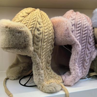 Extended Ear Protection Lei Feng Hat Women's Knitted Hat Winter Cycling Warm and Cold Proof Korean Edition Versatile Hat