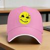 Manhunt Smiley Mask Baseball Cap  Men Adult Custom Diy Hip Hop Hats Summer Fitted Retro Running Hippie Sunscreen Baseball Caps