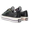Converse Star Player 76 Ox Leather Round Toe Lace-up Low Top Espadrilles Unisex Black