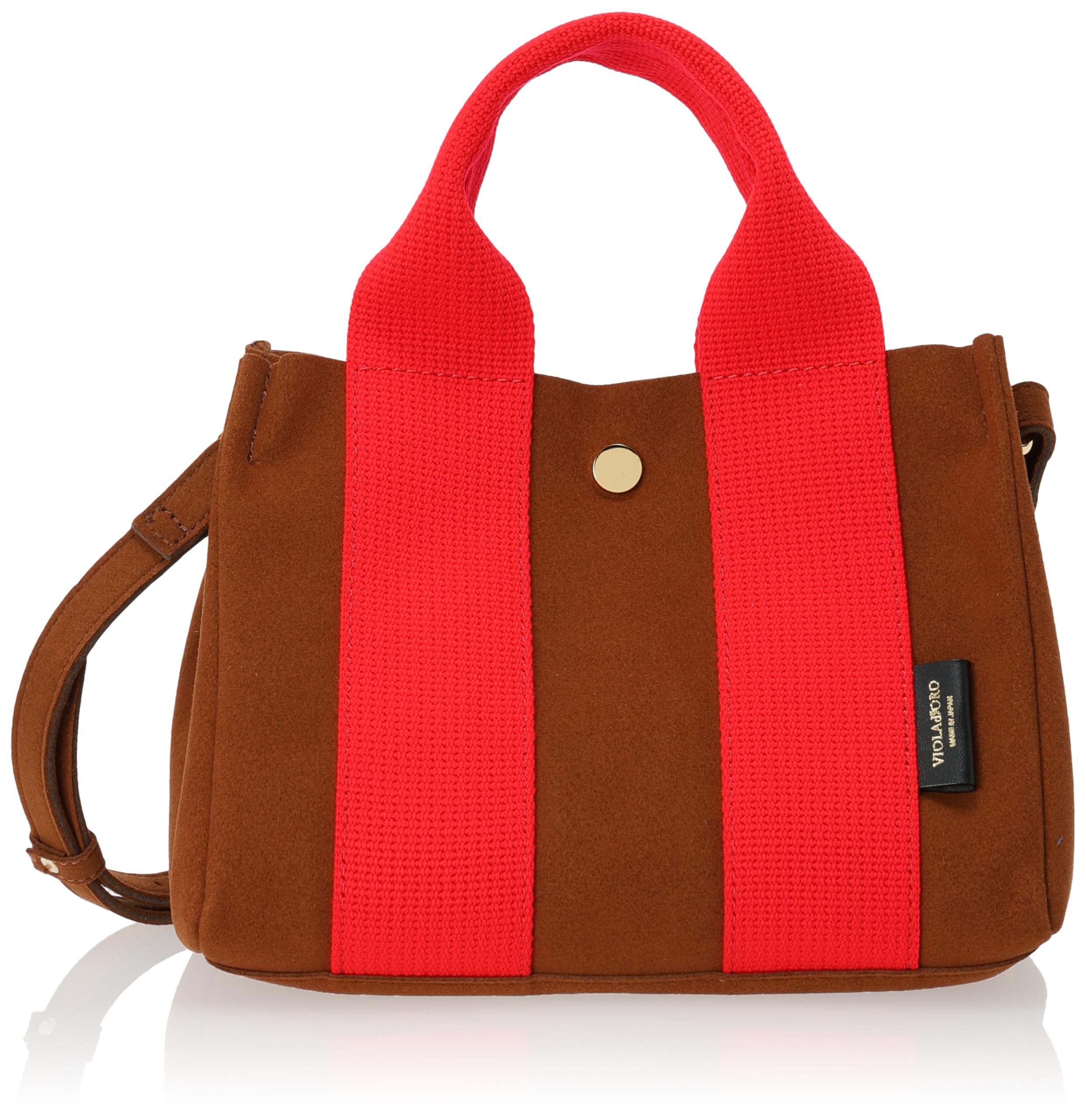 

V-2075 Microfiber Suede Tote Bag, Small