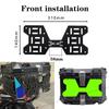 1PCS Motorcycle Top Case Quick-Mounting Molle Panel aluminum alloy Tactical Storage Box Universal Side Box Modular Organizer