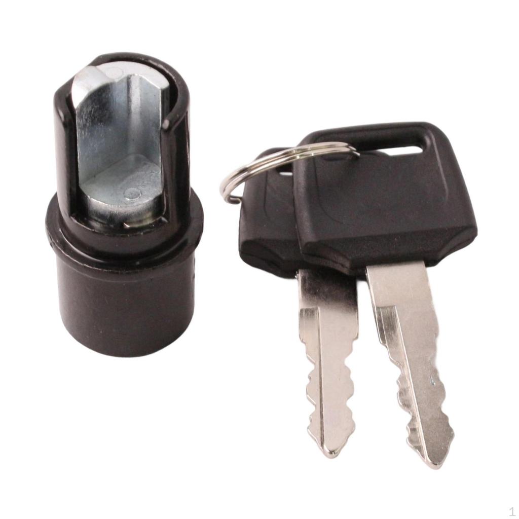 Lock for Roll-up Truck Bed Cylinder 2 Keys Trucks Tool Box Locks with Portable