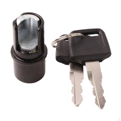 Lock for Roll-up Truck Bed Cylinder 2 Keys Trucks Tool Box Locks with Portable