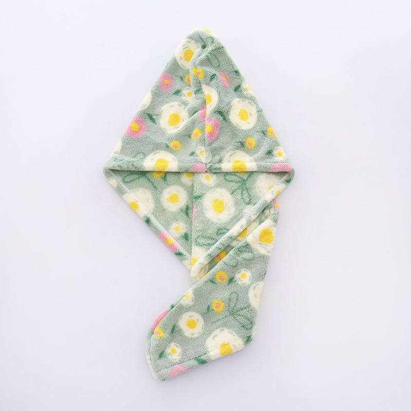 

2 шт. шапочка для сушки волос с сушеными цветами, полотенце для душа из кораллового флиса, незаменимо для ванной и спальни