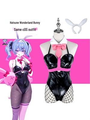 Hatsune Miku Kostým zajíčka pro plný cosplay pro anime cony a vystoupení