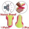 10 Pairs /20Pc Disposable Soft Foam Earplugs Snore-Proof Sleep Ear Protector No Cords SEL Security Protection Protetor Auricular