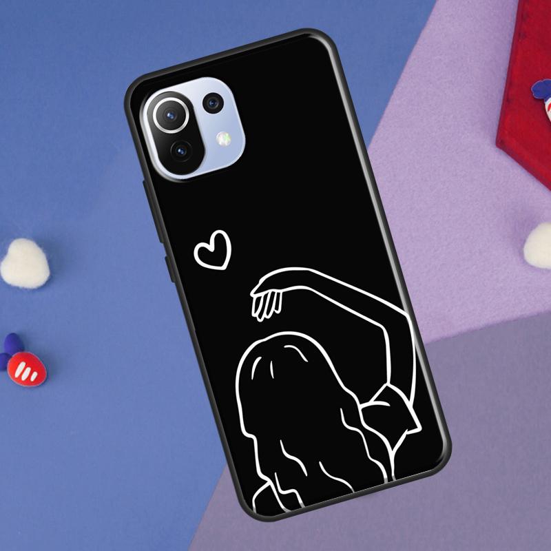 Cartoon Couple Love Boy Girl Cover For Xiaomi 13 14 Ultra 11T 12T 13T 14T Pro POCO X7 Pro X3 X5 F3 F5 F6 M6 X6 Pro Case