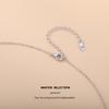 Korean Style Light Luxury Zircon Clavicle Necklace for Women