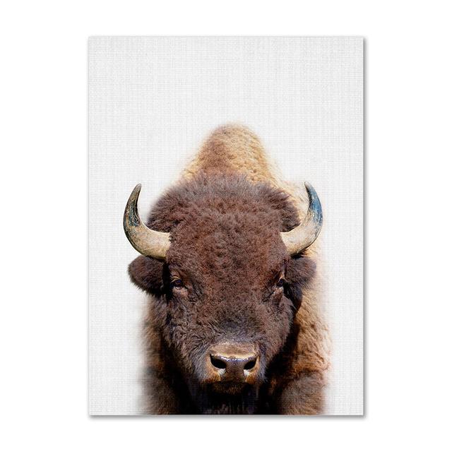 Koala, králík, veverka, slon, plátno, plakát pro dětský pokoj, nástěnný obrázek, tisk zvířat, plátno, malba, severský dětský pokoj