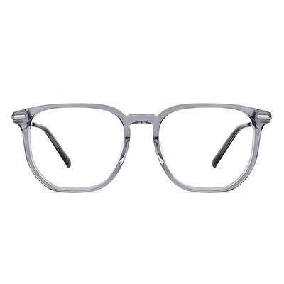 VINCENT CHASE EYEWEAR Zero Power Bluecut & Óculos de computador antirreflexo | Cinza Transparente Aro completo Quadrado | Para homens e mulheres | VC E000273