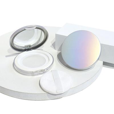 LQHZC Powder Case with 5g with Puff Loose Foundation Refillable 4 Colors Available with Mirror Mirror, Ultra-Thin, Compact, Puff, Case, Powder,