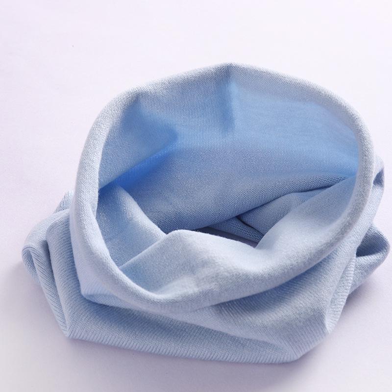 Unisex Spring & Autumn Knitted Neck Warmer Snood Pullover - Solid Color, Cold-Proof, Versatile