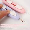 2-in-1 Needle Threader Seam Remover Portable Telescopic Sewing Seam Remover Multifunctional Needle Threading Tool for Sewing Lovers