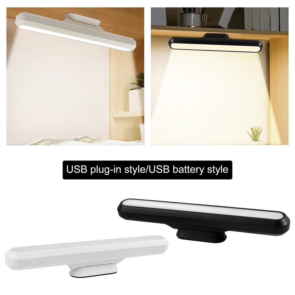 Dimmable Magnetic LED Desk Bar USB Remote Lamp under Cabinet for Gift Loft Bedside Closet ,