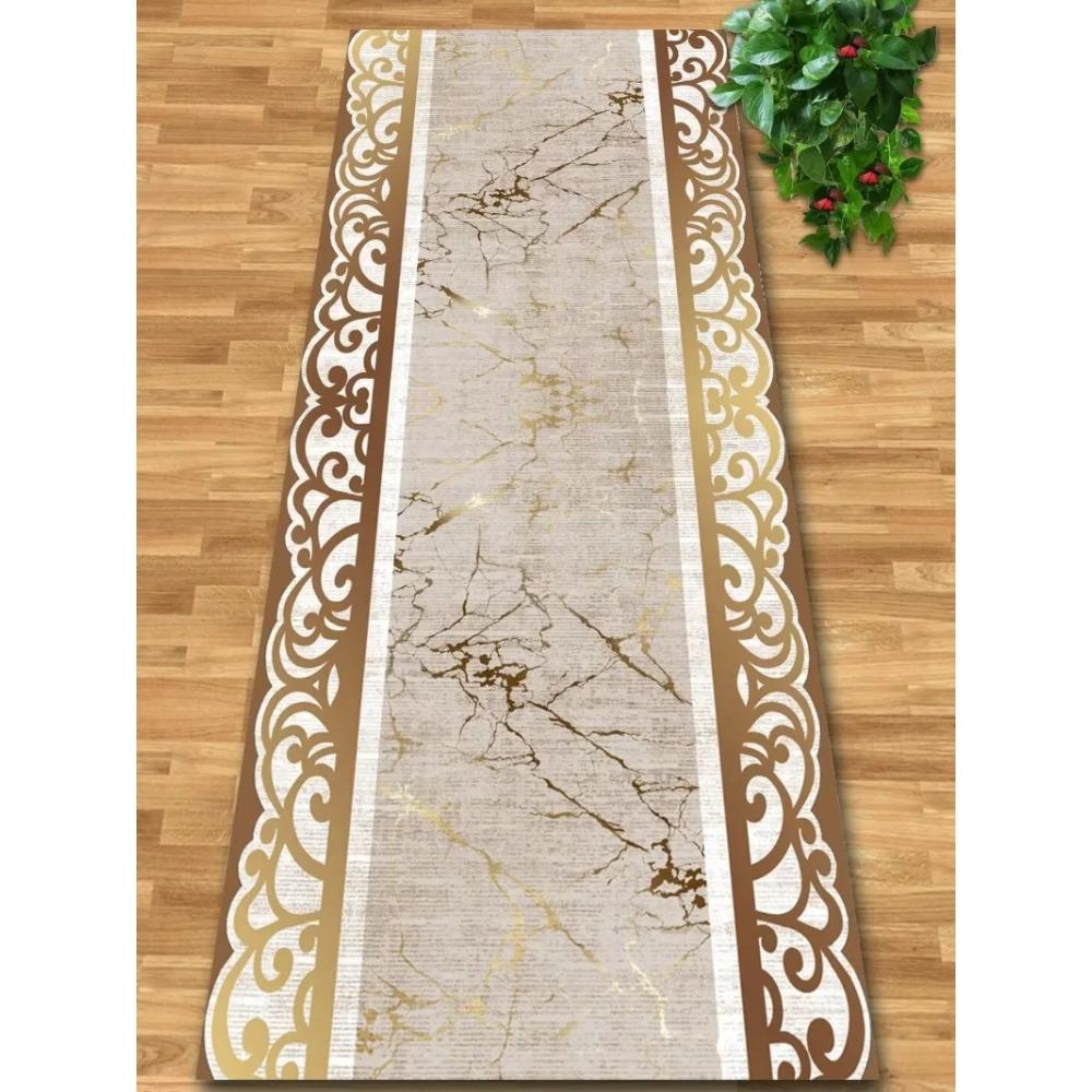 Luxury Gold Hall Corridor Carpet High End Hotel Lobby Decoration Entryway Carpets Non-slip Carpet Runner Customizable Aisle Rug