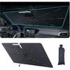 2025 Upgrade Car Windshield Sun Shade Windshield Sunshade Umbrella [Star Fabric] Protect Car from Sun Rays&Heat Damage Keeps Vehicle Cool, Spring