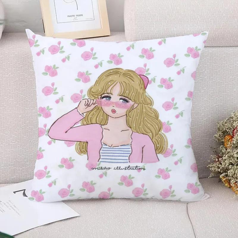 

Декоративная наволочка Декор x Иллюстрации Микко Наволочка для подушки Подушка для пары Наволочки x x Чехлы для подушек 66x66cm