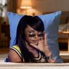 Popular AAaliyahied Cushion Cover Soft Washable Pillow Case Multi-Scene for Couch Bed Travel Office Use