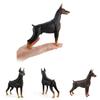 Pvc Toy Doberman Dog Model For Childrens Educational Farm And Animal Scene