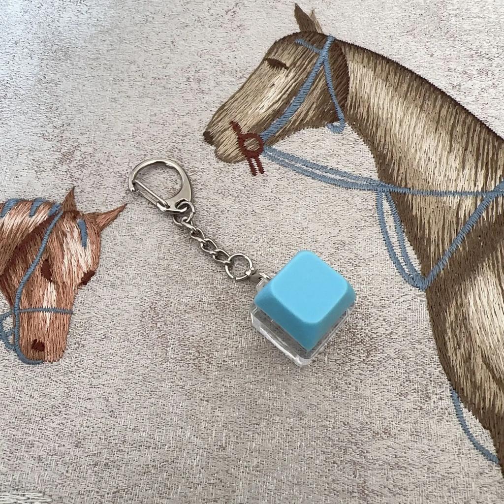 Creative Keycap Keychain Decompression Keycap Pendant Mechanical Keyboard Keyswitch Keychain Novelty Backpack Decoration Gifts