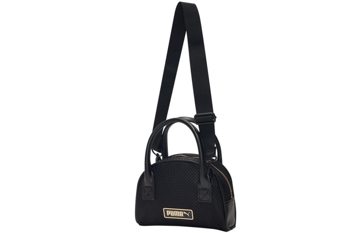 PUMA Fabric Handbag, Crossbody Bag Regular Women s Black 078166-01