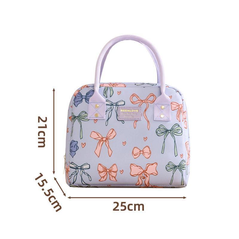 Modern Minimalist Portable Ice Bag With Polyester Material For Office Workers And Outdoor Use