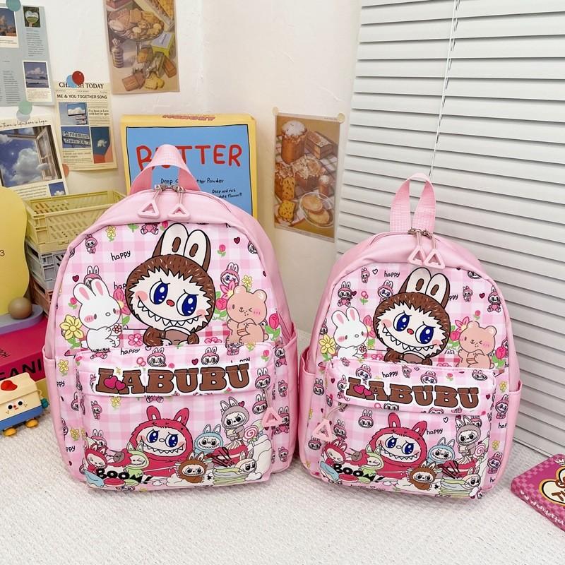 Trendy Cartoon Nylon Kids Backpack For Preschoolers With Adorable Rabbit Design StyleA,Small 242810cm