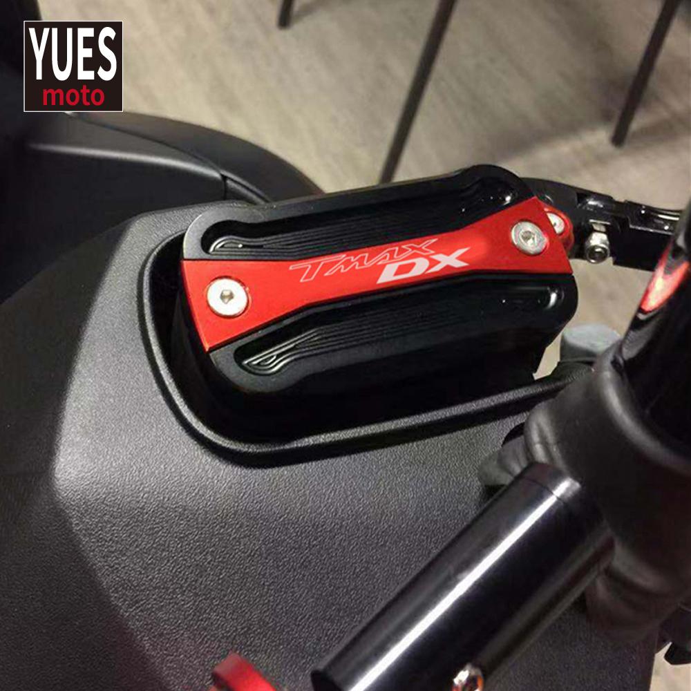 Motorcycle Accessories High Quality CNC Brake Fluid Reservoir Cap Cover For Yamaha TMAX530 DX T-MAX 530