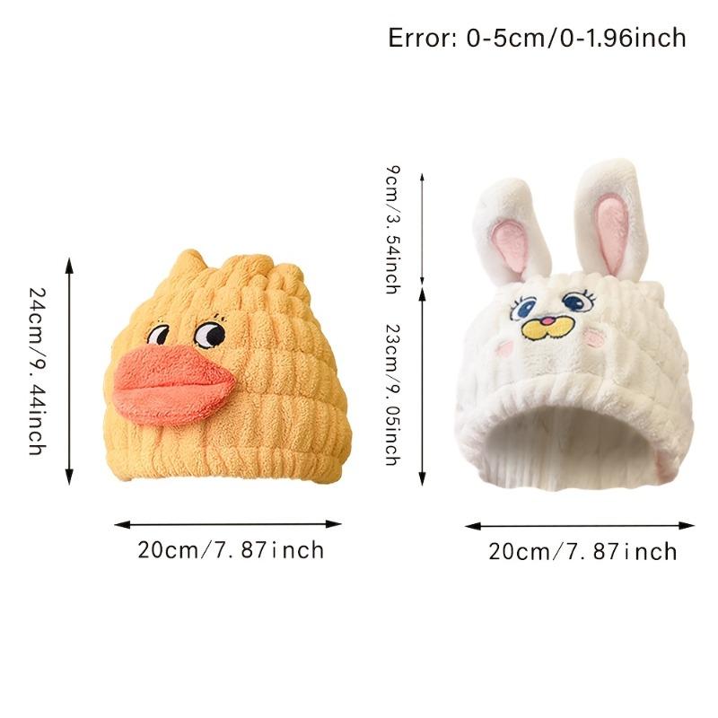1Pc dry hair cap, new cute shower cap, head towel for women, no blow-drying hair towel, super water absorption and quick drying.