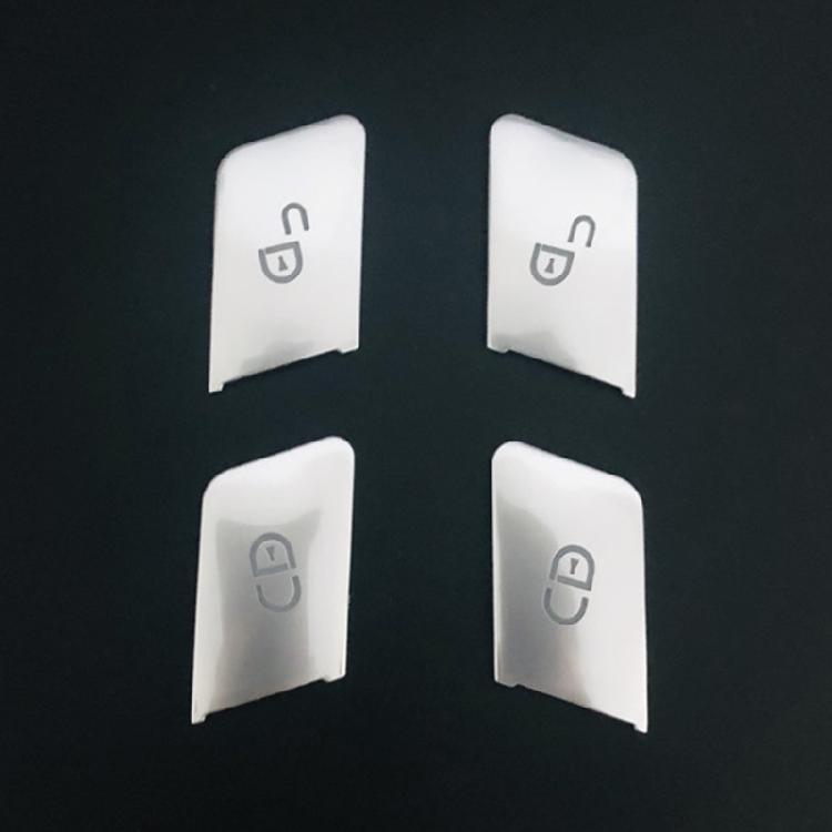 Car Door Lock Unlock Buttons Sequins Decoration Cover Stickers for W204 W212