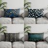 Home Decor Merry Christmas Snowflake Pillow Suitable For Sofa Bedroom Car Pillow Cover Cushion Rectangular Back Cushion