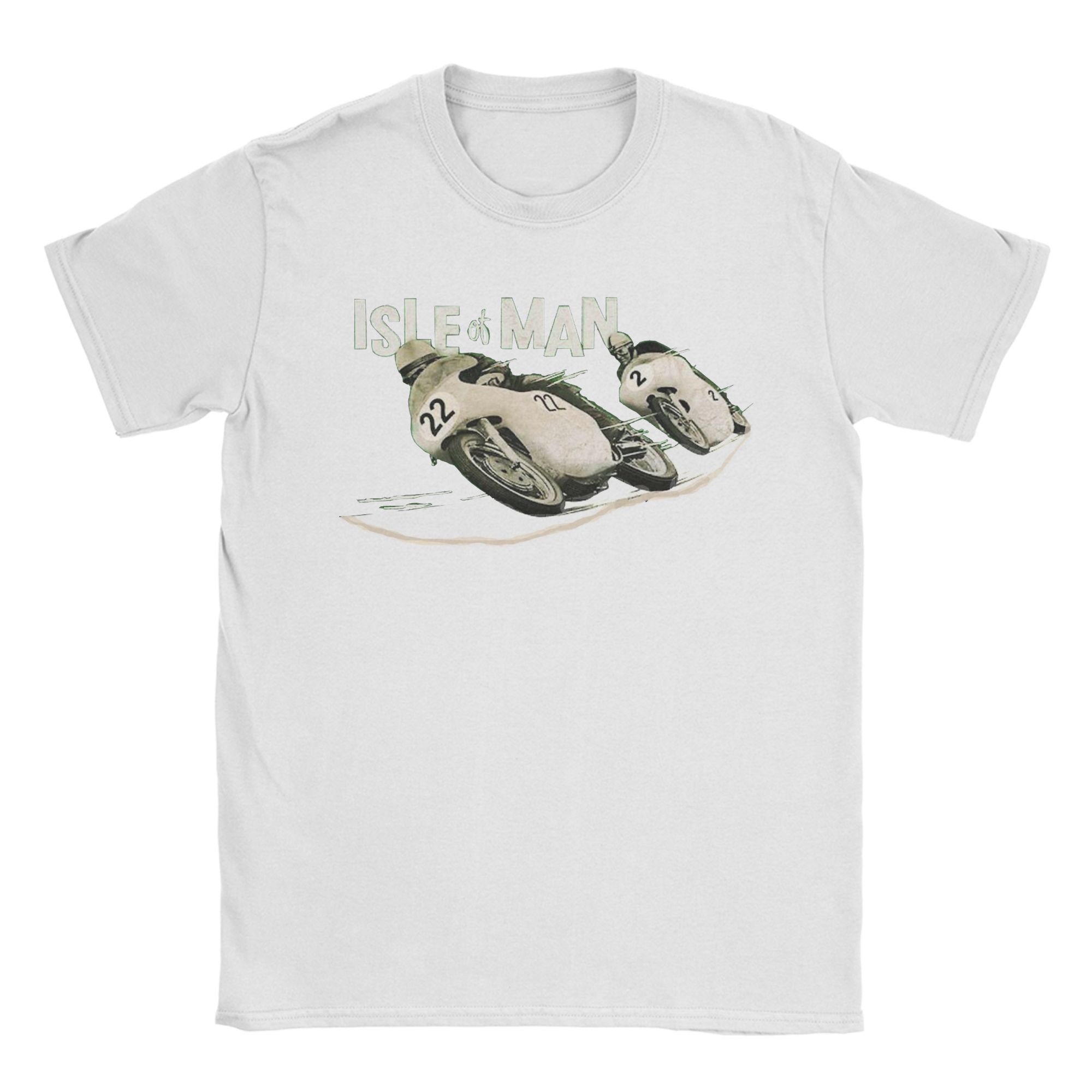 

Isle of Man TT T Shirts for Men 100% Cotton Amazing T-Shirts Crewneck Tees Short Sleeve Tops Gift Idea 3XL