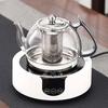 Tetera de Vidrio Resistente al Calor para Cocina de Inducción Horno Electromagnético Olla con Filtro Multifuncional Hervidor para Estufa de Gas Juego de Té