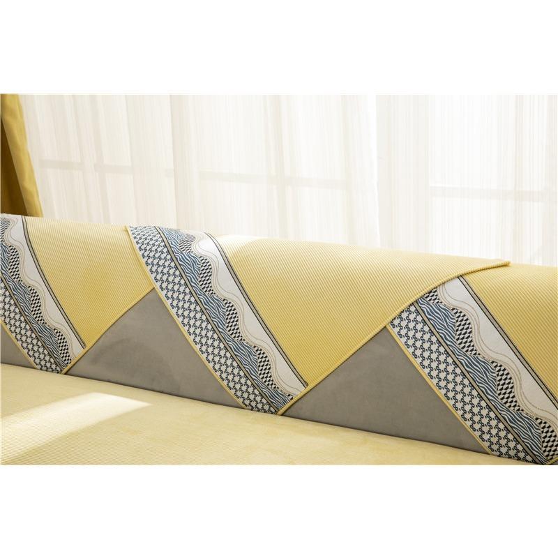 Четыре сезона универсальная подушка для дивана из кукурузного зерна с синелью и волной — фото 11