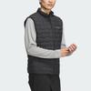 Adidas 800 Fill Solid Color Logo Stand Collar Outdoor Sports Down Vest Men Vests Black IT8695