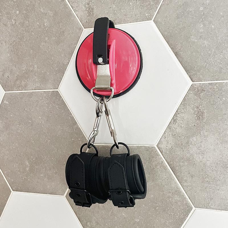 Strong Suction Cup Handcuffs & Foot Cuffs Restraint for SM Training - Unisex Bed Passion Tool