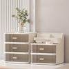 Multifunctional Desktop Cosmetics Organiser With Drawer Stacking Plastic Storage Trays For Beauty Tools School Supplies