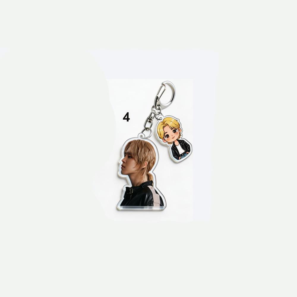BTS Schlüsselanhänger, Realistische & Cartoon Anhänger, Promi Merchandise Anhänger, Taschenanhänger JIMIN brown