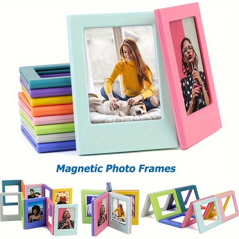 1/5 st Retro Magnetisk Fotoram för Fujifilm Instax 3-tums Negativ Album Displayhållare för Kök Heminredning Minnesgåvor