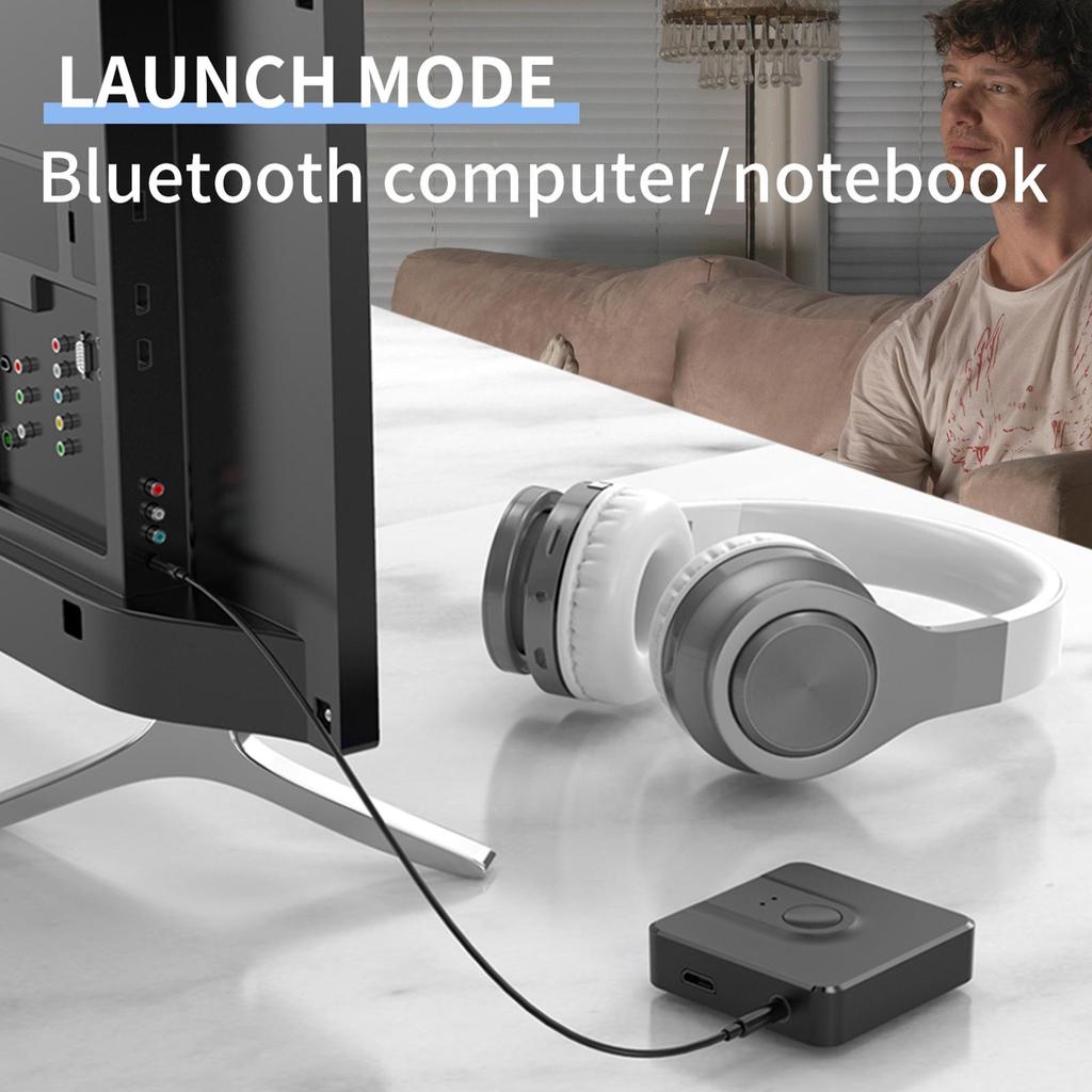 5.0 Transmitter and Receiver, Audio Adapter for TV Home Stereo System, Upgrade the function