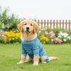 Thin Dog Sun Protection Clothes Colorful Stripes Four Legged Dog Clothes Puppy Rompers  Daily Wear