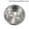 54mm Basket For Spout Bottomless Portafilter 54mm Breville 870 875 878 880 Espresso Machine Accessories Coffee Filter 1/2 Cup