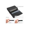 [VIPITH] Men's Business Card Holder, Genuine Leather, Large Capacity, Stylish, Slim, Wide Type, Easy Access, Business Card Case, Perfect Gift for Job